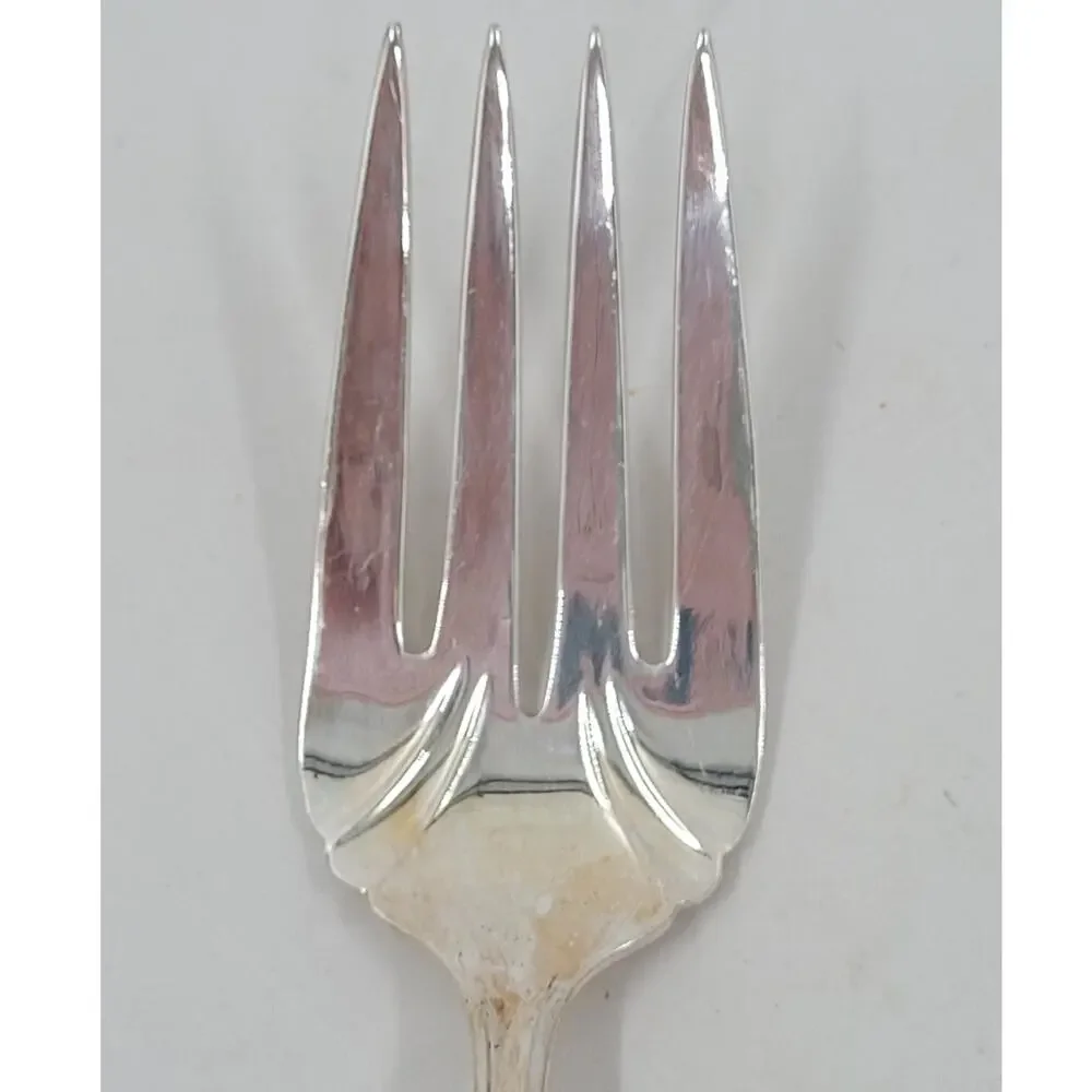 Rogers Brothers Silver Plate Eternally Yours Coquette Serving Fork‎